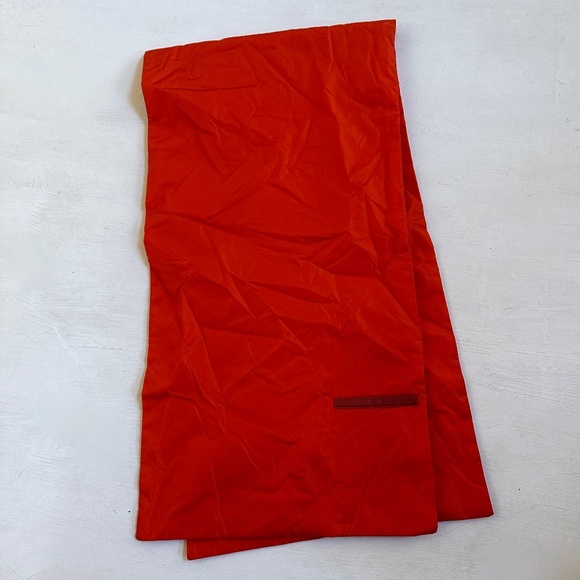 Prada Sport Red Orange Nylon Scarf - Picture 1 of 4